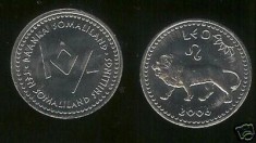 bnk mnd Somaliland 10 shillings 2006 unc , leu