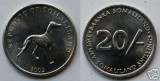 Bnk mnd Somaliland 20 shillings 2002 ,necirculata ,caine, Africa