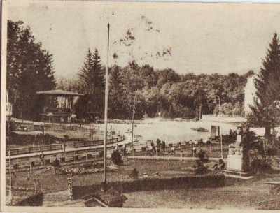 297 RPR Sovata parcul circulat 1953 foto