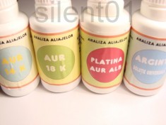 solutie verificare argint aur alb-platina solutie probat aur foto