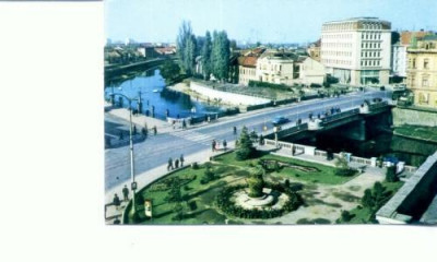CP94-22 -Oradea -Pod peste Cris -circulata 1971 foto