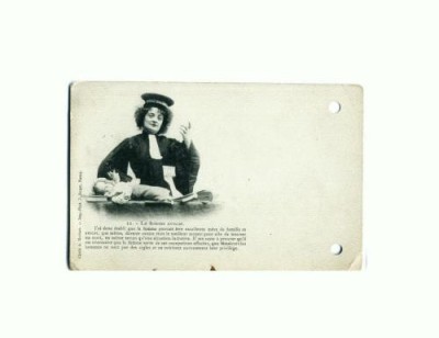 G FOTO-83 -Le femme avocat -antebelica -necirculata foto