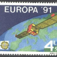 Romania 1991, EUROPA CEPT - COSMOS, timbru nestampilat, F131