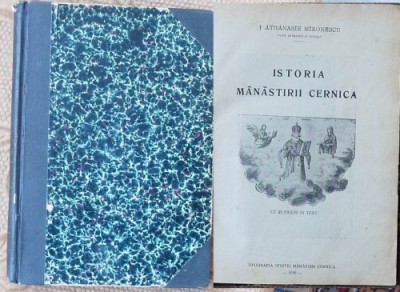 A. Mironescu, Istoria manastirii Cernica, 1930 foto