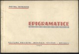 Petru Rosiade , Epigramatice , 1944 , prima editie, Alta editura