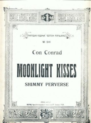 139 Partitura - ,,Moonlight Kisses&amp;quot; -Shimmy Perverse -antebelica foto