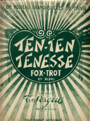 125 Partitura -,,TEN-TEN TENESSE&amp;quot; -Fox-Trot - antebelica foto