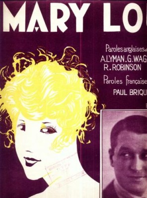 99 Partitura -,,Mary Lou&amp;quot; -Fox-Trot Chante -datata 1928 Sica foto
