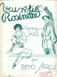 68 Partitura -,,Veux-tu, Rosinette?!&quot; -Shimmy-Jazz -antebelica