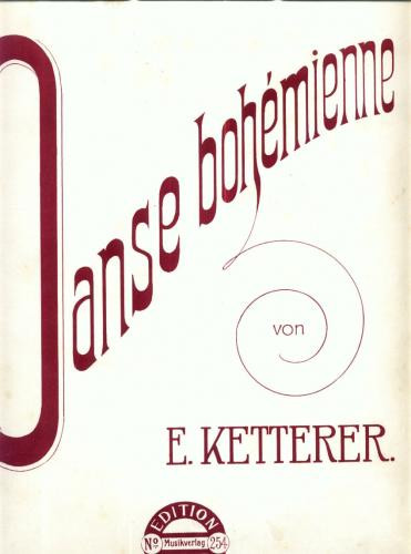 59 Partitura -,,Danse Bohemienne&quot; von E.Ketterer -antebelica