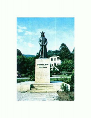 CP109-02 -Piatra Neamt -Statuia lui Stefan cel Mare -necirculata foto