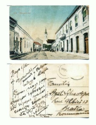 CP106-20 -Baja (Baia) -Vorosmarty-utca -tiparita 1918 -circulata foto