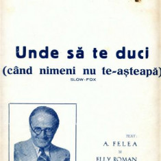 08 Partitura -Unde sa te duci (cand nimeni nu te-asteapta) -Slow