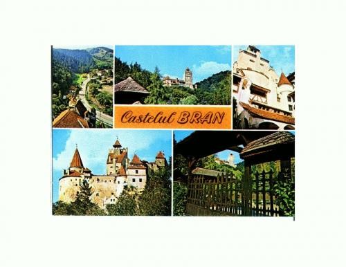 CP118-70 Castelul Bran -Cetate Medievala -necirculata -blanc