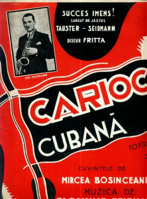20 Partitura -Carioca Cubana -Foxtrot -Rumba -Sigmund Seidmann foto