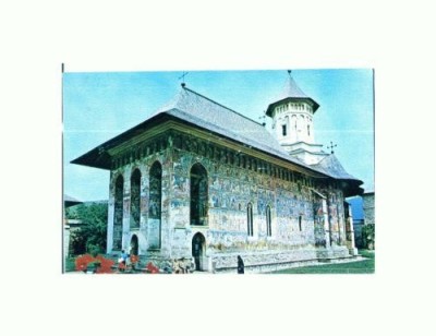 CP108-50 -Manastirea Moldovita (sec.XVI) -necirculata. foto