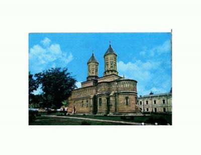 CP108-53 -Iasi, Biserica Sf. Trei Ierarhi -scrisa si datata 1977 foto
