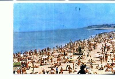 CP -43 -Mangalia -Plaja (circulata 1985) foto