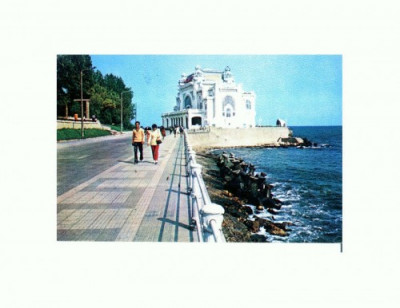 CP145-58 Constanta -Restaurantul Cazino -circulata 1973 foto