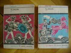 Homer - Iliada 2 volume Ulise Odiseu Odiseea Grecia Antica Alexandru Marcu 1973 foto