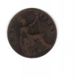 Bnk mnd Marea Britanie Anglia 1 penny 1900, Europa