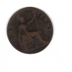 bnk mnd Marea Britanie Anglia 1 penny 1900