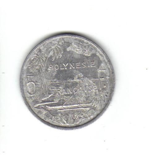 bnk mnd Polinezia Polinesia franceza 5 franci 1998