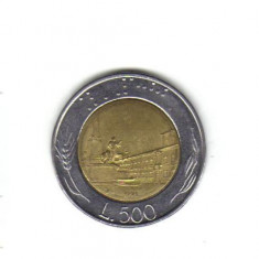 bnk mnd Italia 500 lire 1995 bimetal