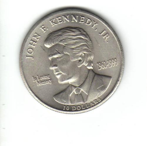 bnk mnd Liberia 10 $ 2000 unc , J F Kennedy jr bnk mnd Liberia 10 $ 2000 unc , J F Kennedy jr