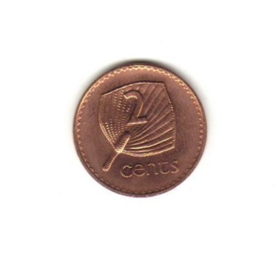 bnk mnd Fiji 2 centi 2001 unc foto