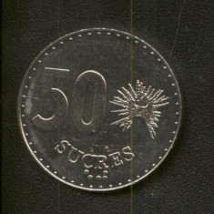 bnk mnd Ecuador 50 sucres 1991 unc