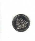 Bnk mnd Stoltenhoff Island 10 pence 2008 unc , corabie, Africa