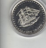 bnk mnd Stoltenhoff Island 1 crown 2008 unc , corabie