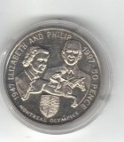 bnk mnd Ascension 50 pence 1997 unc , personalitati