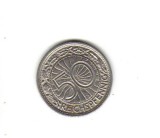 bnk mnd Germania 50 reichspfennig 1928 D , xf