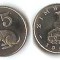 bnk mnd Zimbabwe 5 centi 1997 unc , fauna
