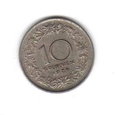 bnk mnd Austria 10 groschen 1928 foto