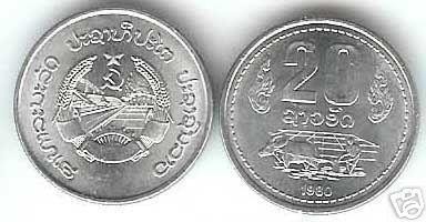 bnk mnd Laos 20 att 1980 ,necirculata