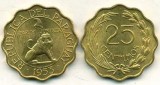 Bnk mnd Paraguay 25 centimos 1953, America Centrala si de Sud