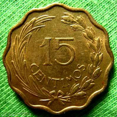 bnk mnd Paraguay 15 centimos 1953