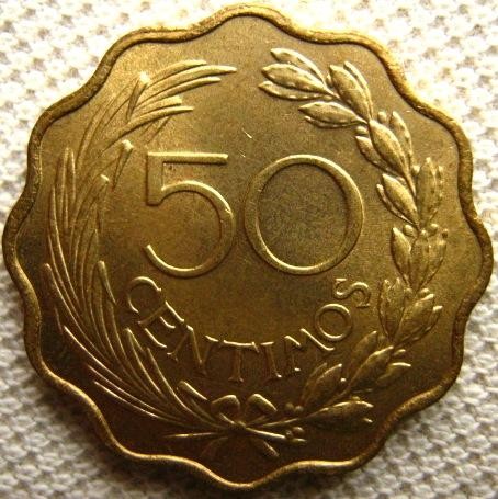 bnk mnd Paraguay 50 centimos 1953