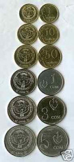 bnk mnd kyrgyzstan 2008 set 6 monede unc , foto