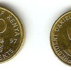bnk mnd Kenya 50 centi 1997 unc , personalitati