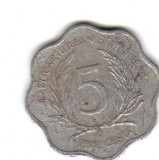 Bnk mnd East Caribbean States 5 centi 1995, America Centrala si de Sud
