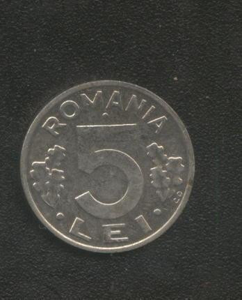 bnk mnd Romania 5 lei 1992