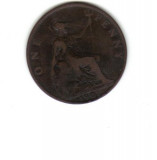 Bnk mnd Marea Britanie Anglia 1 penny 1901, Europa