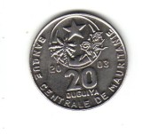 Bnk mnd Mauritania 20 ouguiya 2003 unc, Africa