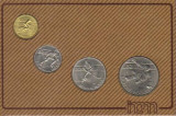 Bnk mnd Portugalia set 4 monede 1983 , CM de hochei pe rotile, Europa