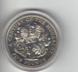 Bnk mnd Guernsey 5 pounds 2001 unc , personalitati, Europa