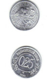Bnk mnd Spitzbergen 0.25 ruble 1998 unc, Europa